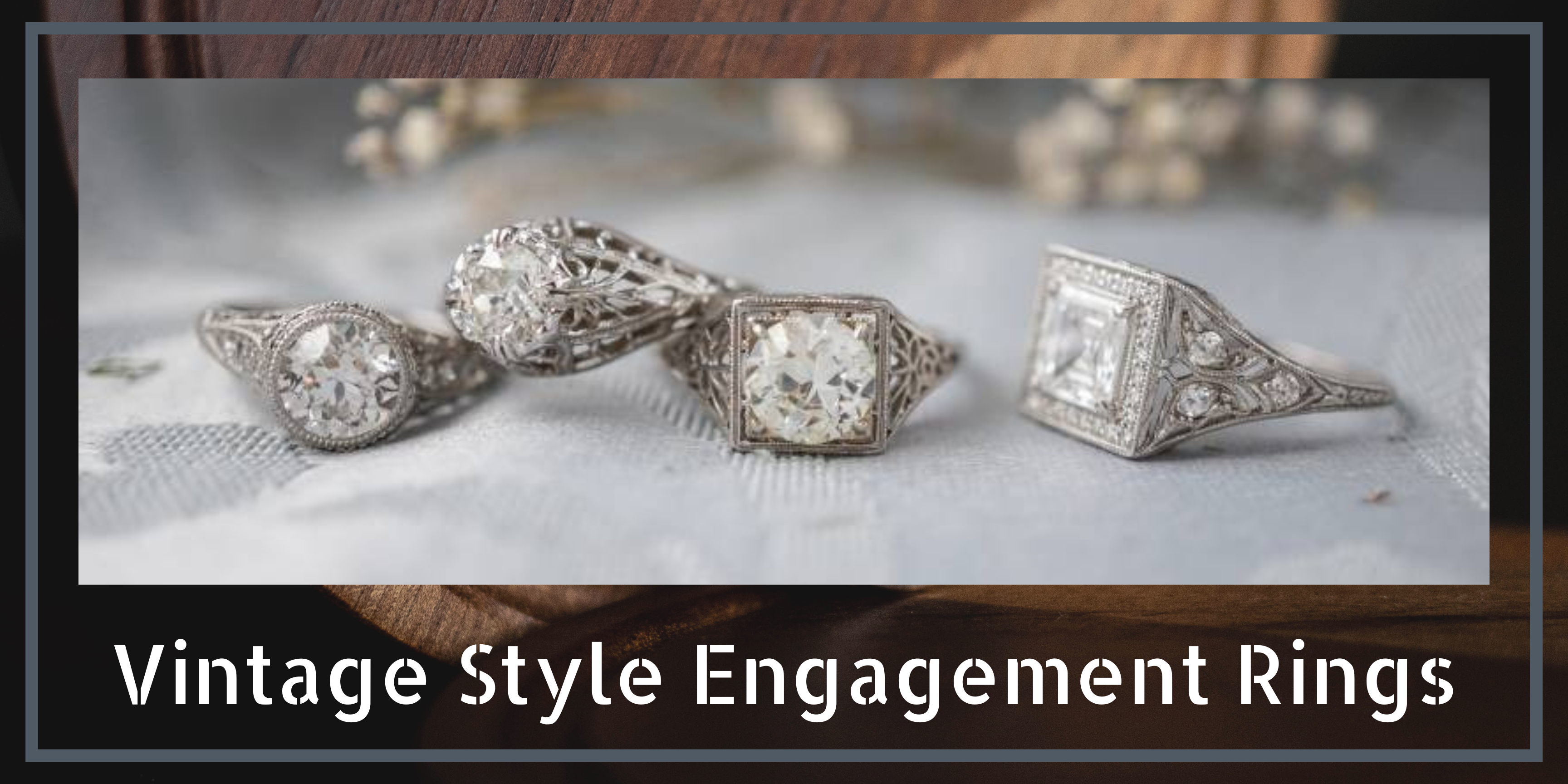 Antique style 2025 engagement rings