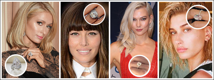 Biggest celebrity diamond engagement rings