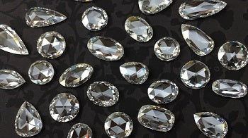 Rose Cut Moissanite Rose Cut Moissanite