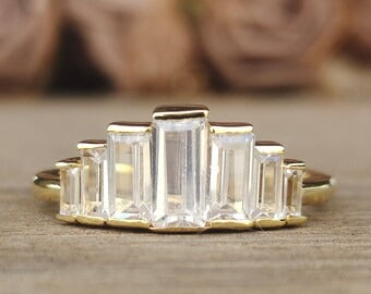 Baguette Cut Engagement Ring