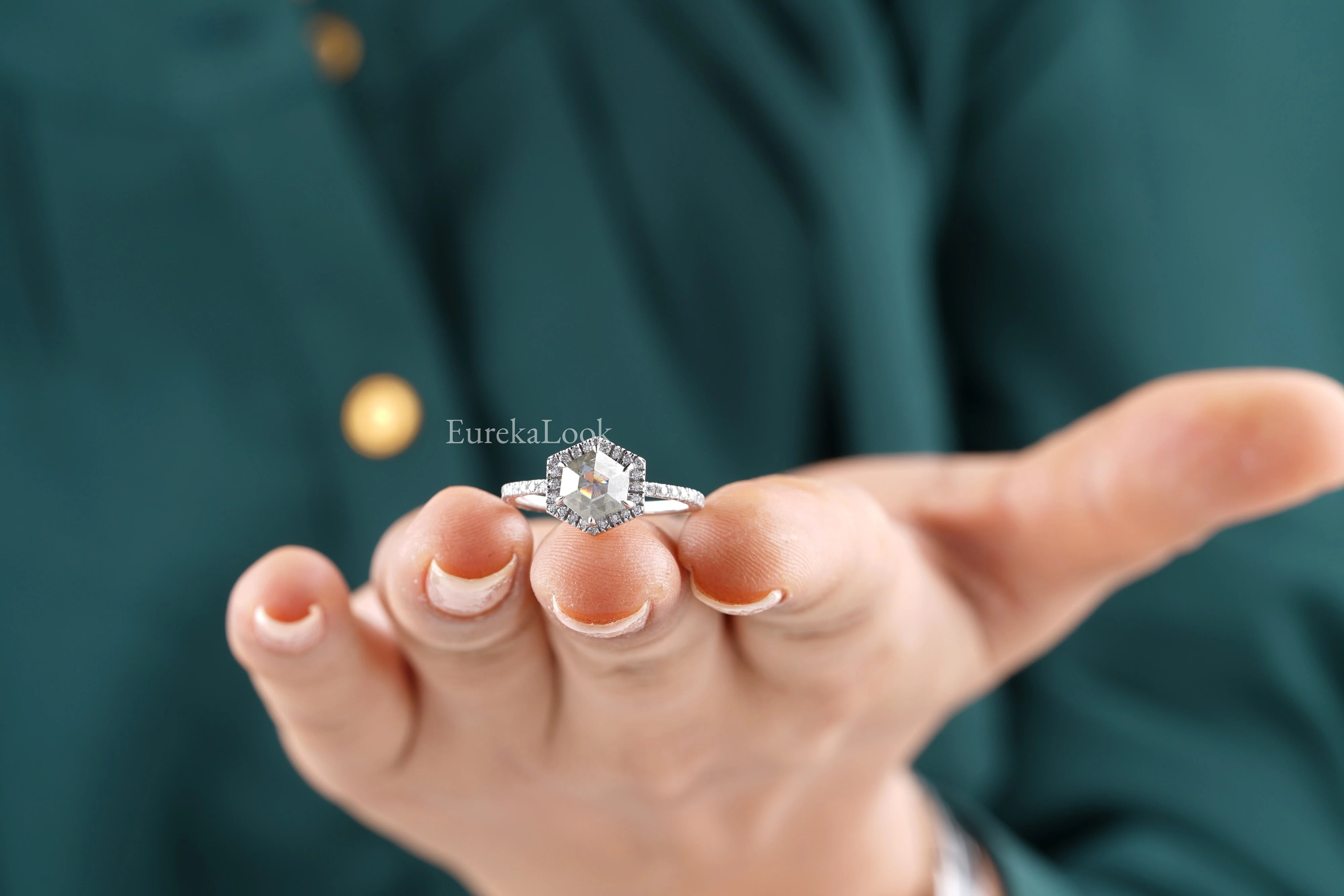 Halo Engagement Ring Halo Engagement Ring