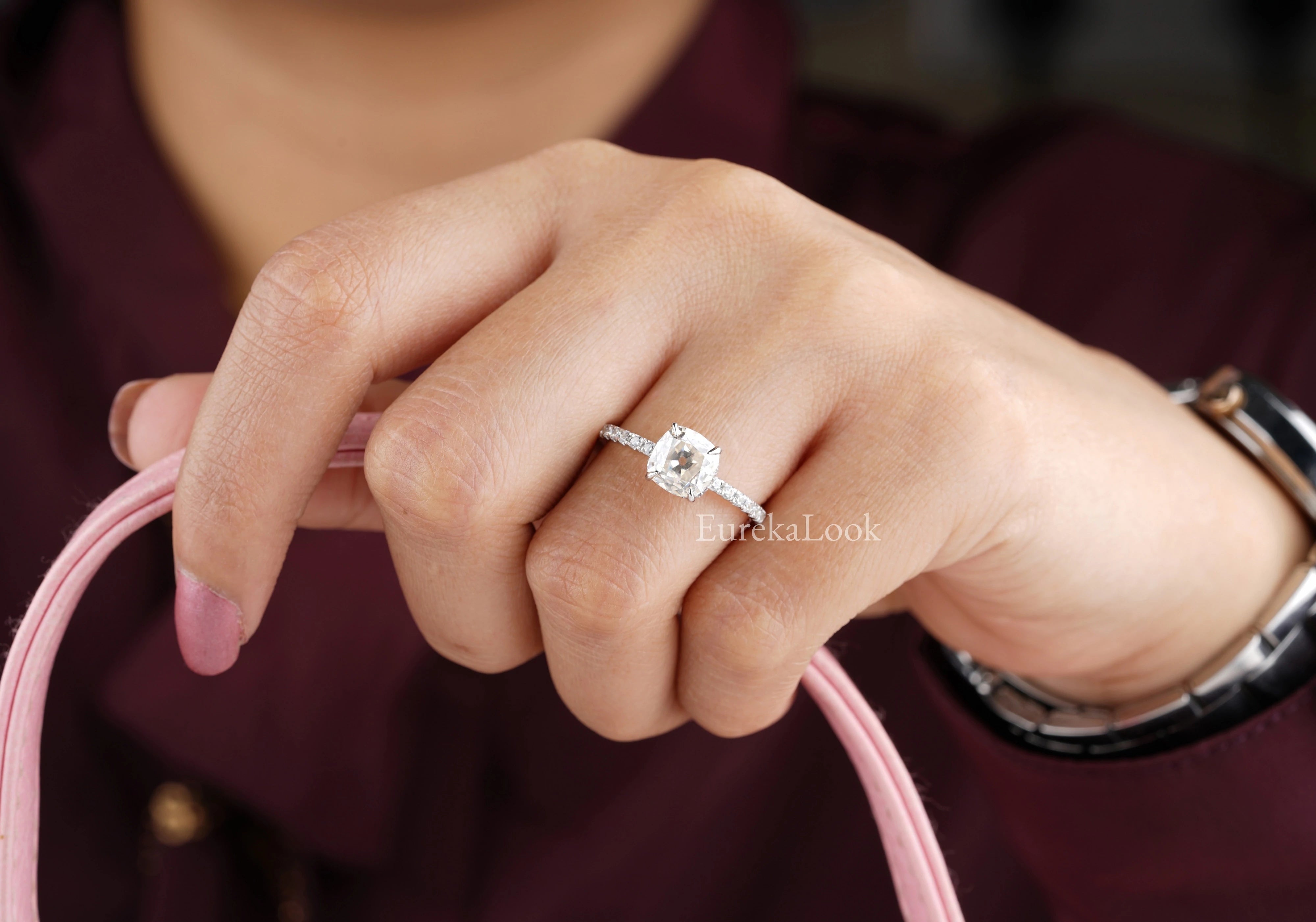 Cushion Cut Engagement Ring