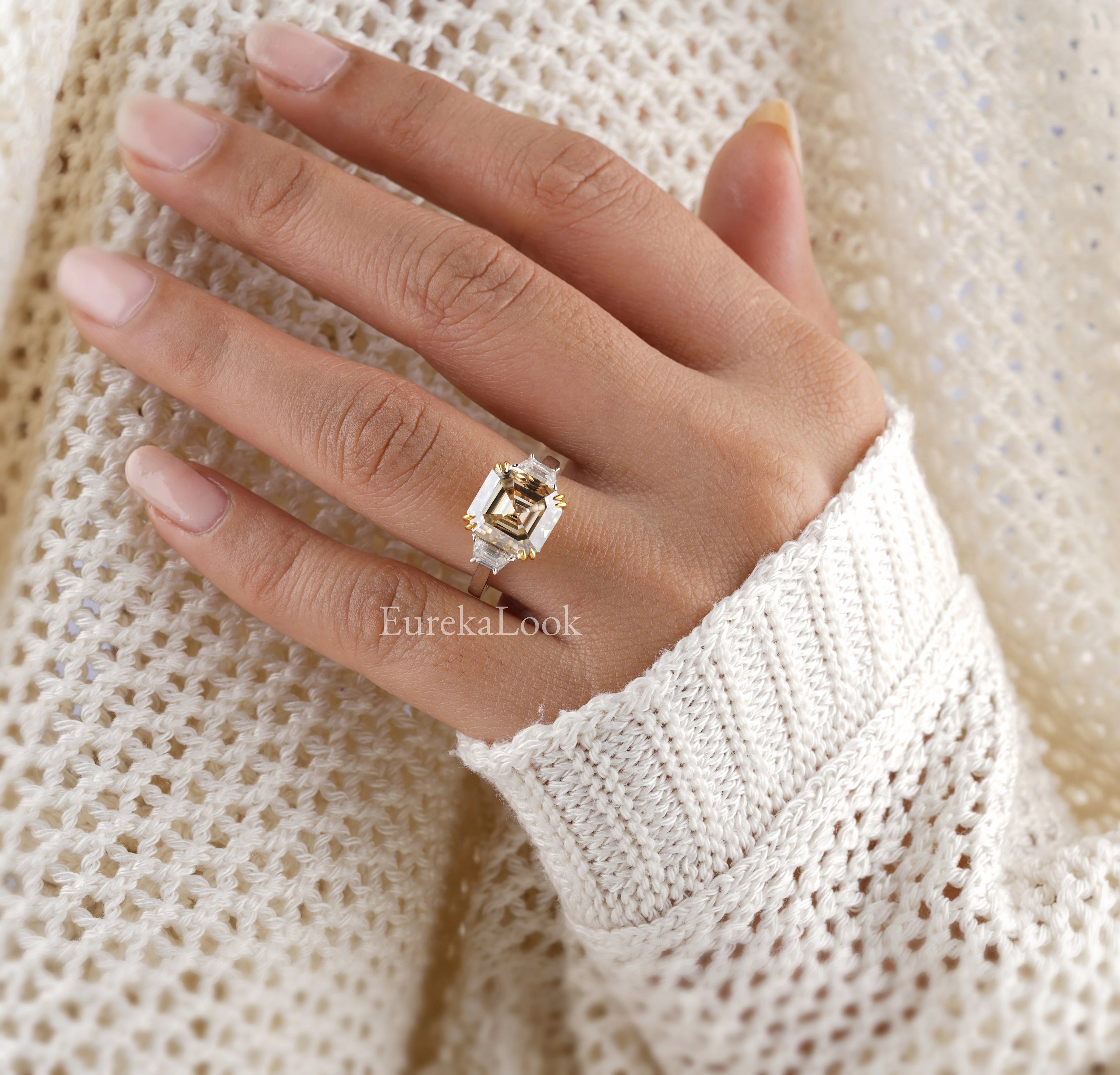 Asscher Cut Engagement Ring Buy Online Asscher Cut Engagement