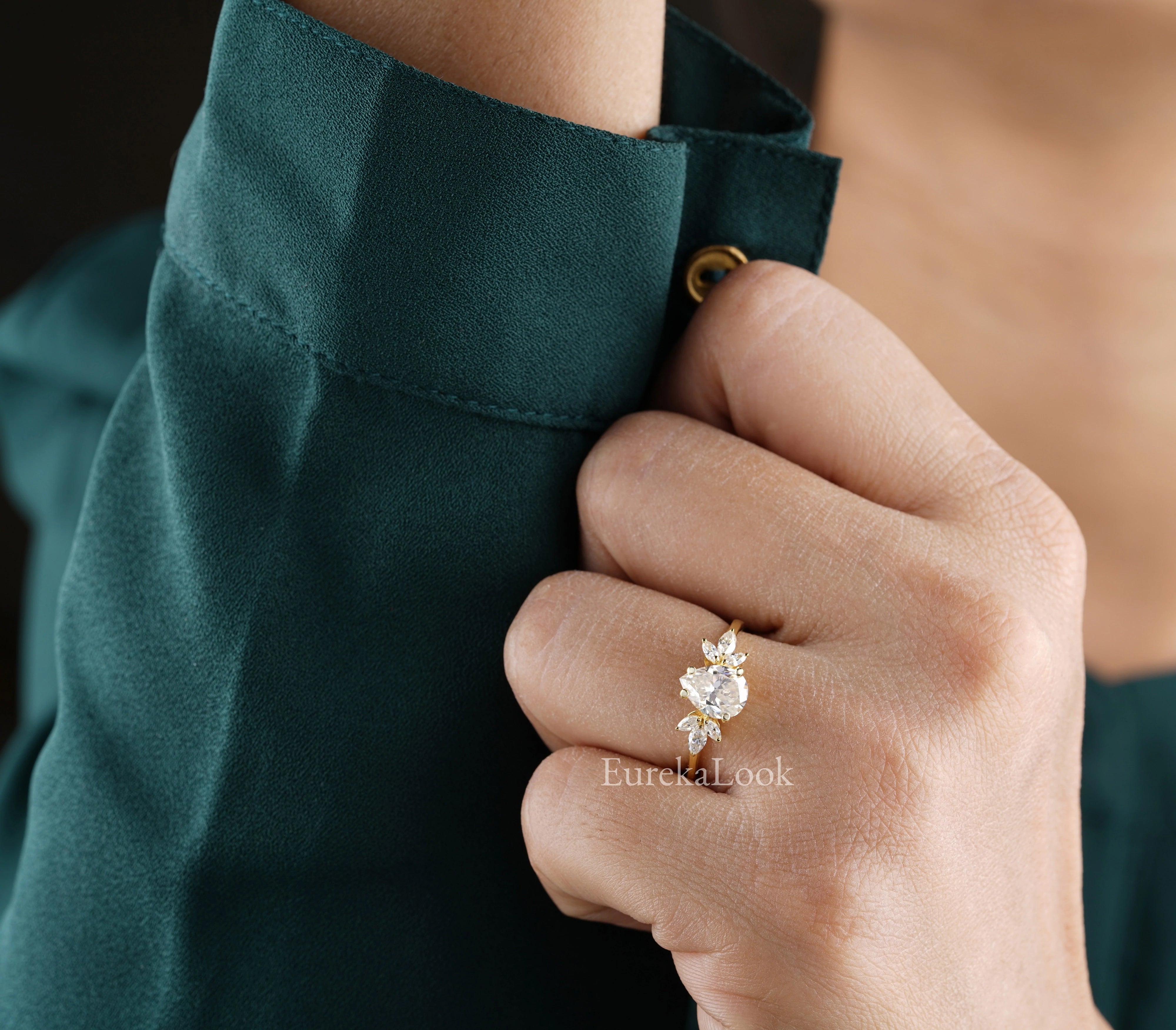 Cluster Engagement Ring Eurekalook