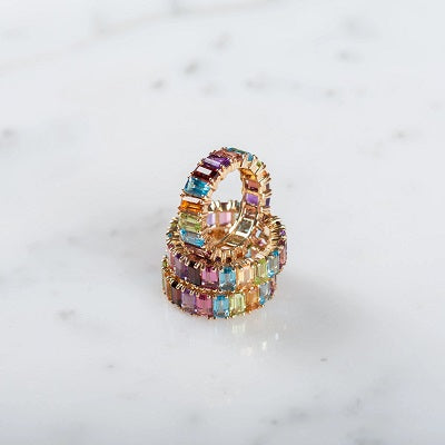 Multi Color Diamond Wedding Band Multi Color Diamond Wedding Band