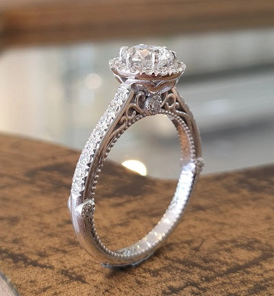 Filigree Engagement Ring