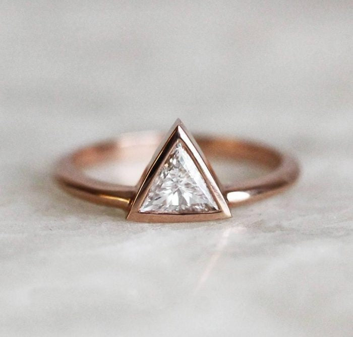 Triangle Cut Ring