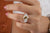 Classic 4CT Three Stone Oval Cut Moissanite Engagement Ring - Eurekalook