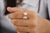Antique Two Stone Half Moon Cut Moissanite Engagement Ring - Eurekalook