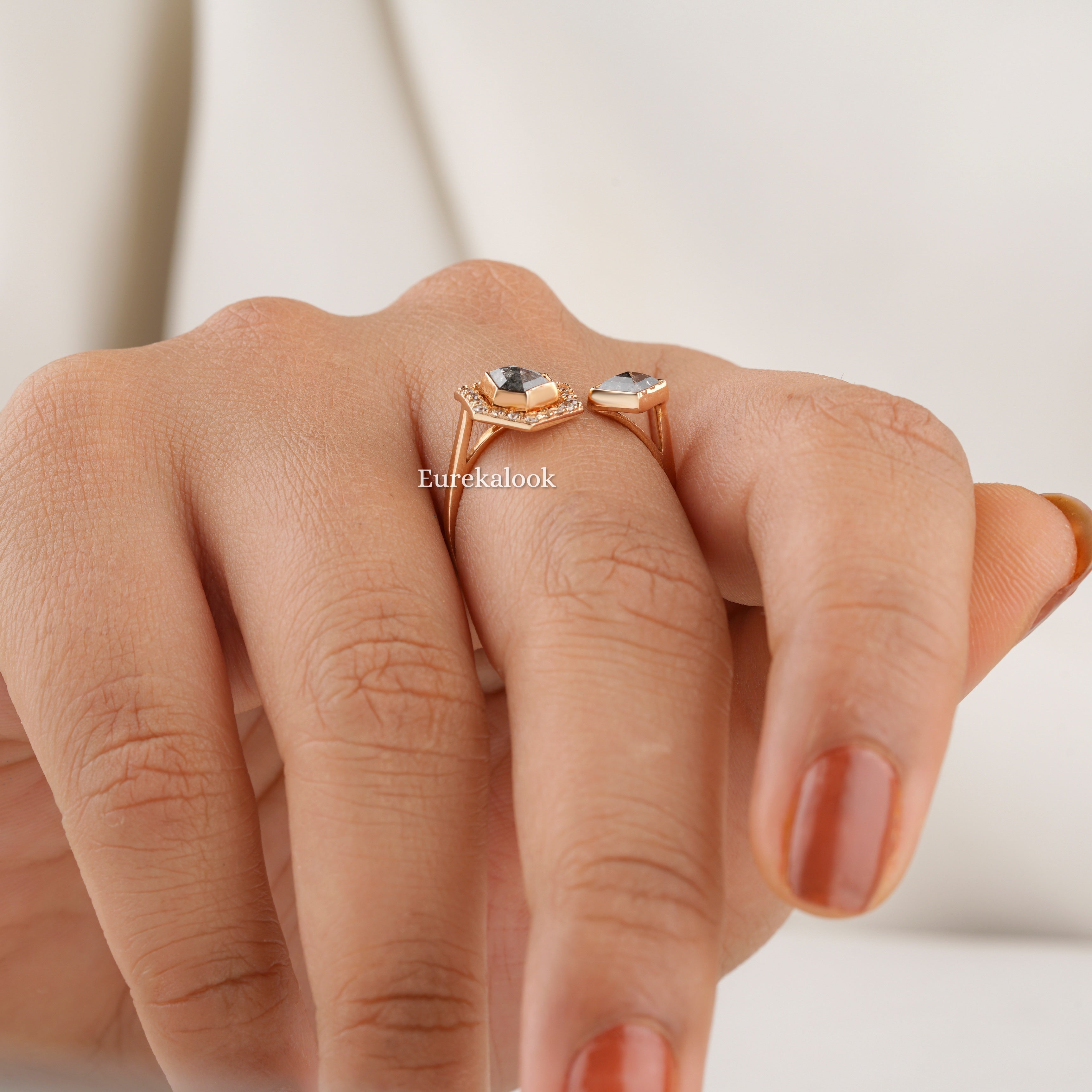 Open Diamond Wedding Ring For Women - Eurekalook