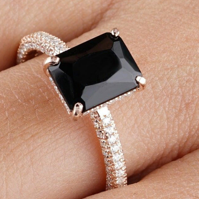 Radiant cut black diamond Clearance