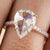 3.00CT Rose Pear Cut Moissanite Engagement Ring - Eurekalook