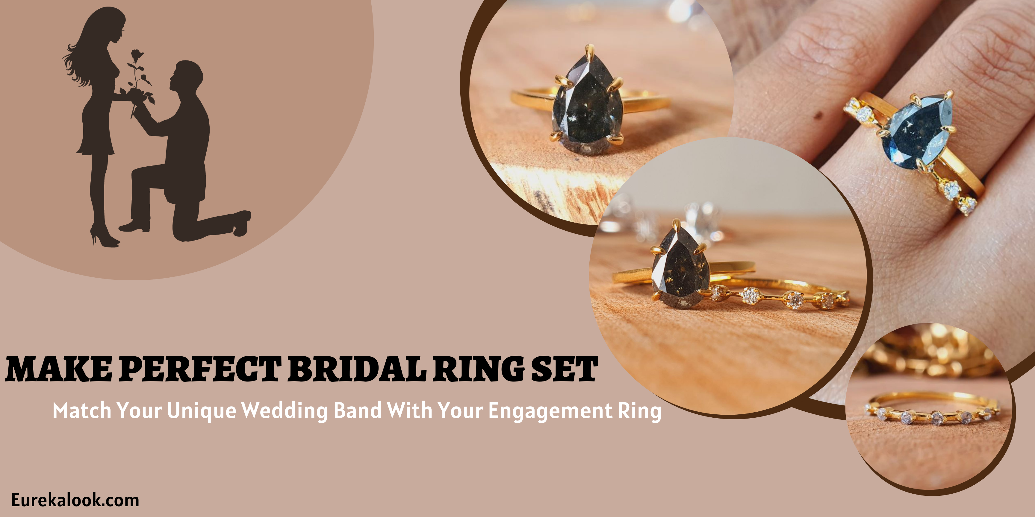 Match Your Unique Wedding Band With Your Engagement Ring : Make Perfect Bridal Ring Set