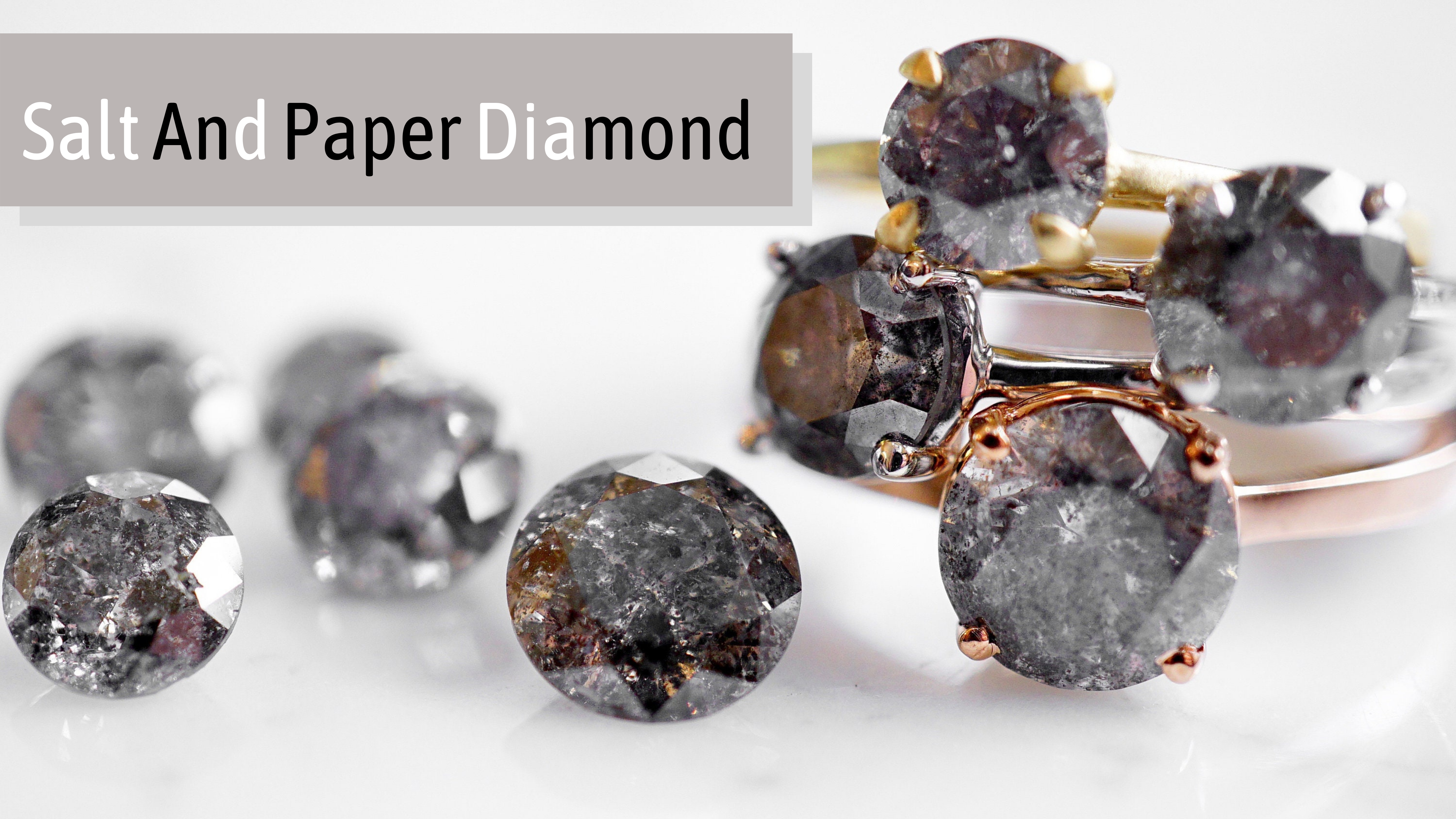 The Salt and Pepper Diamond Ring