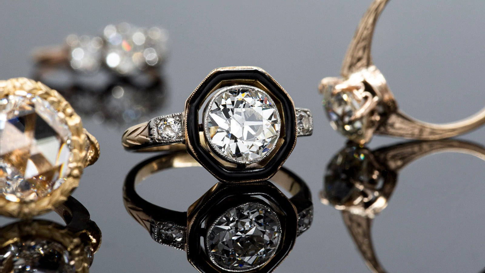 The Most Popular Art Deco Engagement Ring Since Victorian time to Till