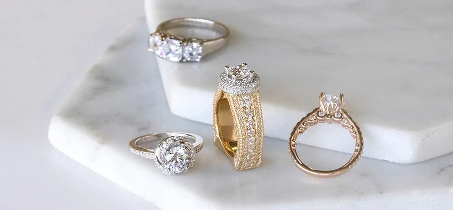 Moissanite Engagement Rings In Florida - California