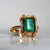 Green Diamond Engagement Ring - Eurekalook