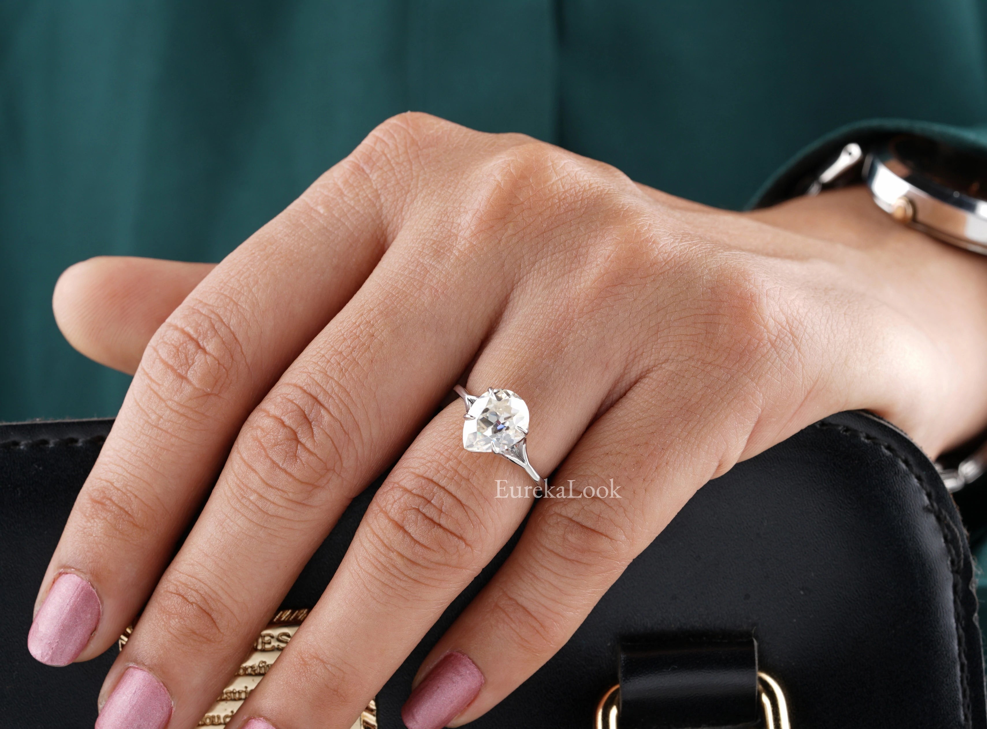 Sophia Diamond Engagement Ring -18K White Gold, Halo, 3 Carat, – Best  Brilliance