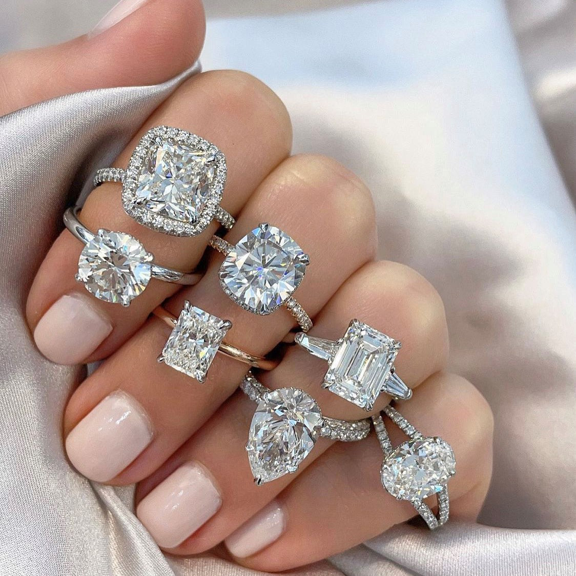 Moissanite Engagement Rings