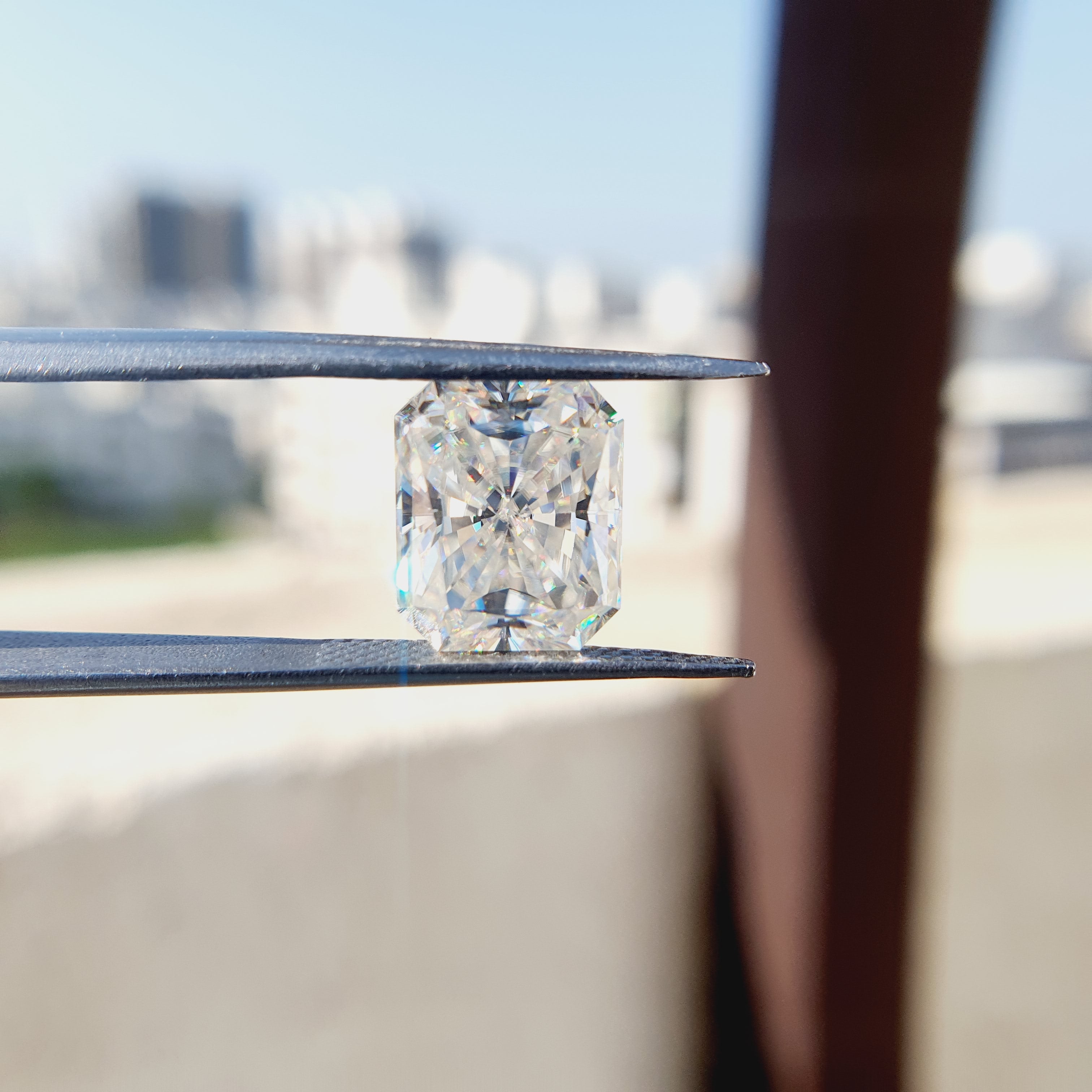 Rectangle Moissanite Diamond For Custom Jewelry - Eurekalook