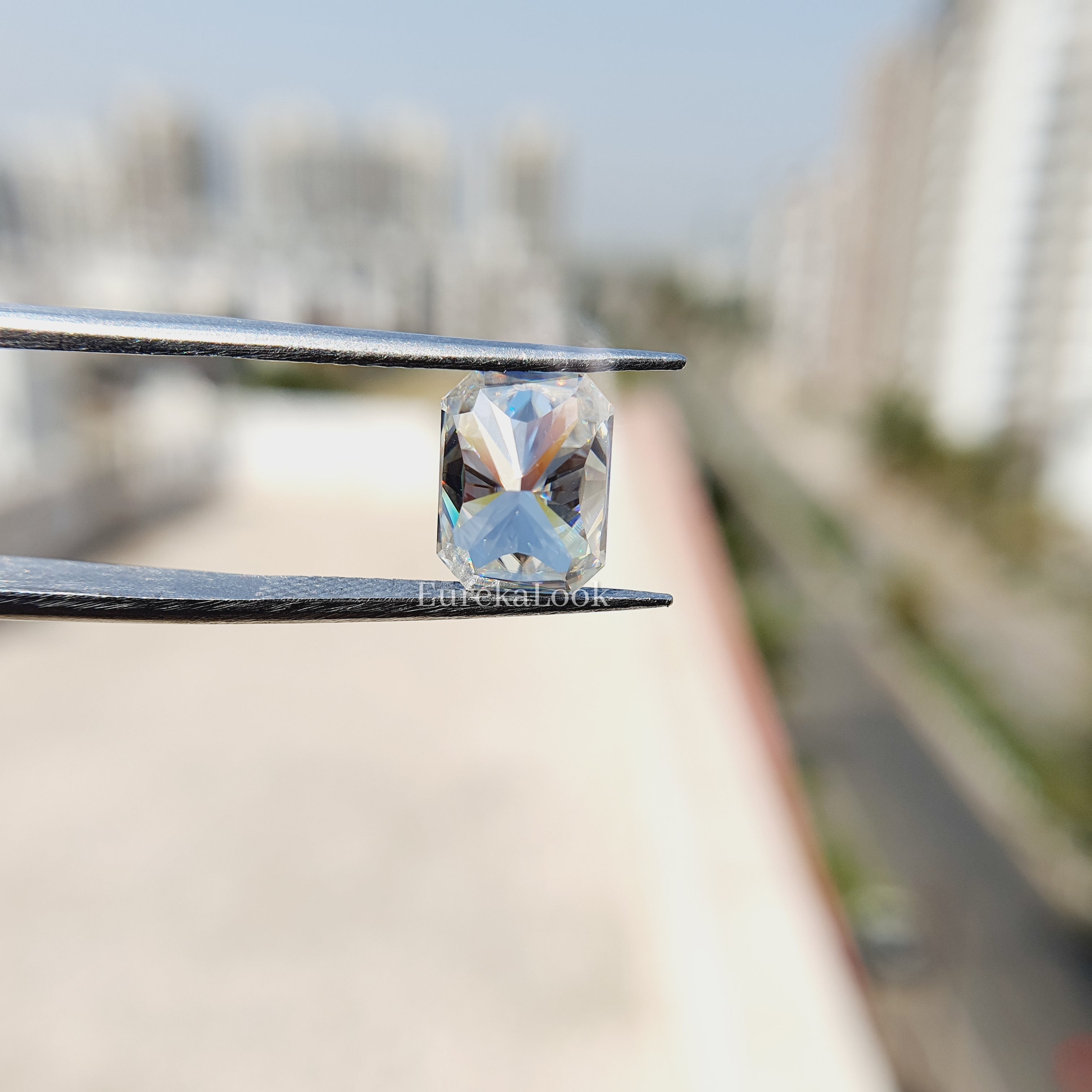 Rectangle Moissanite Diamond For Custom Jewelry - Eurekalook