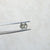 Hexagon Salt and Pepper Moissanite Stone - Eurekalook