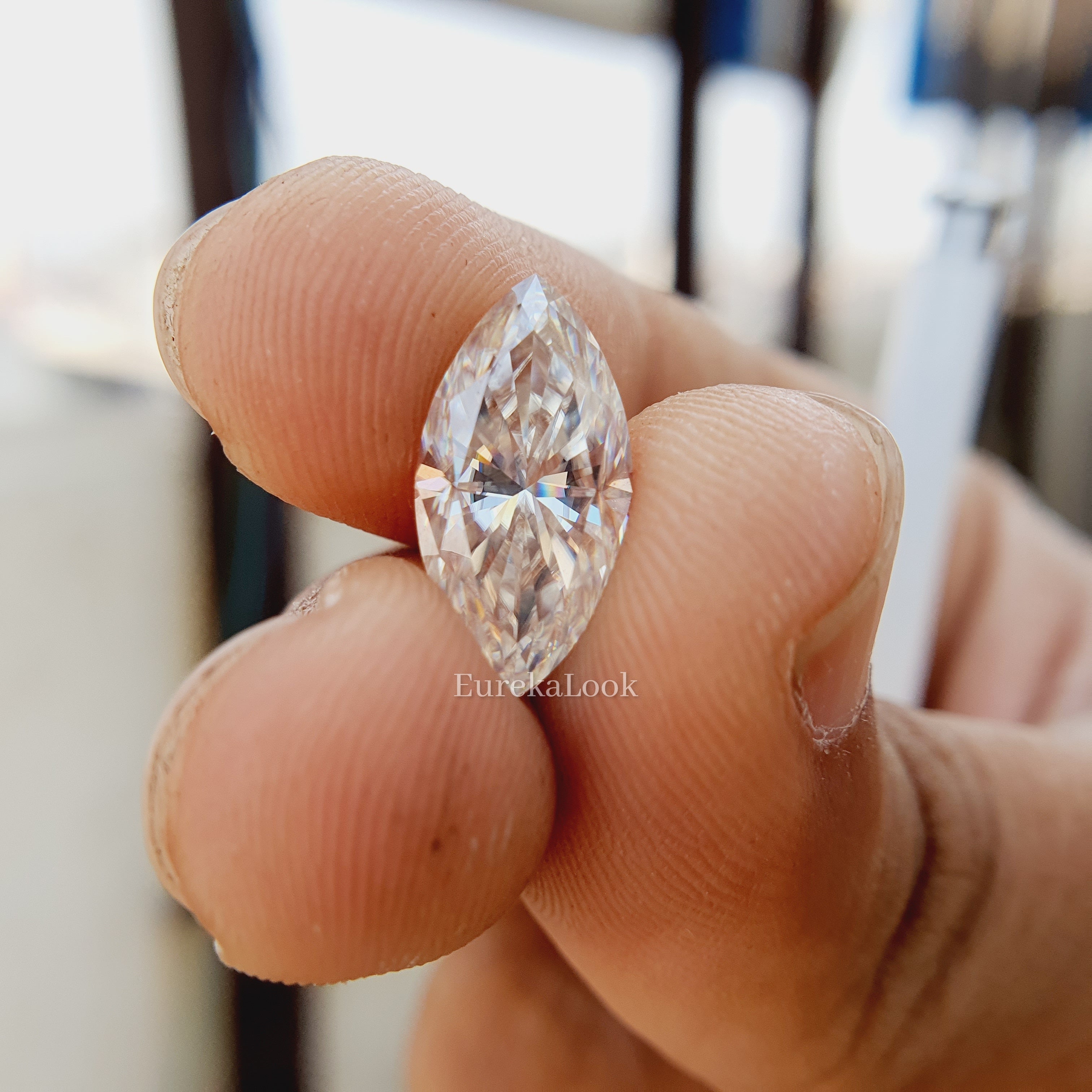 2.0CT Marquise Cut Loose Moissanite Stone - Eurekalook