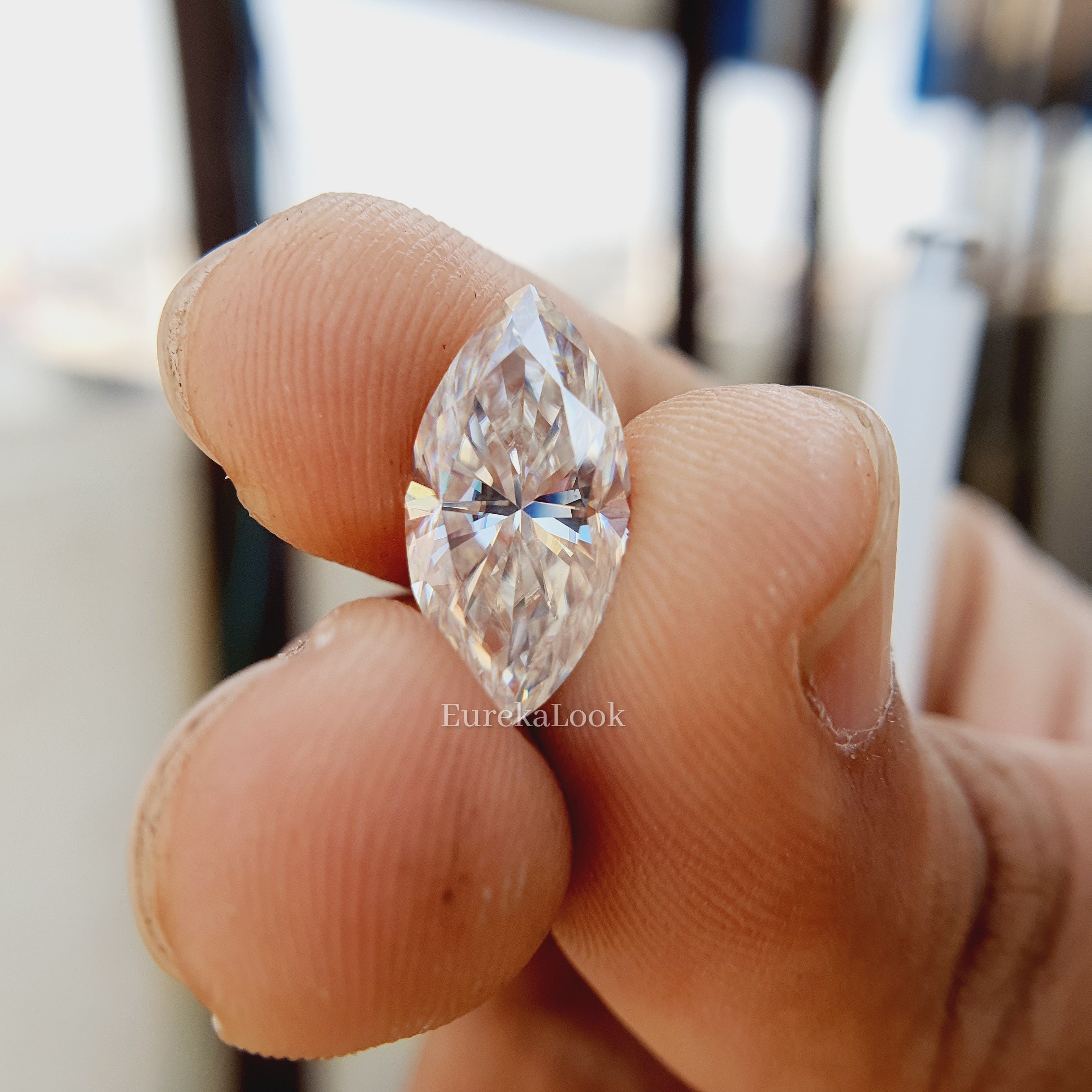 2.0CT Marquise Cut Loose Moissanite Stone - Eurekalook