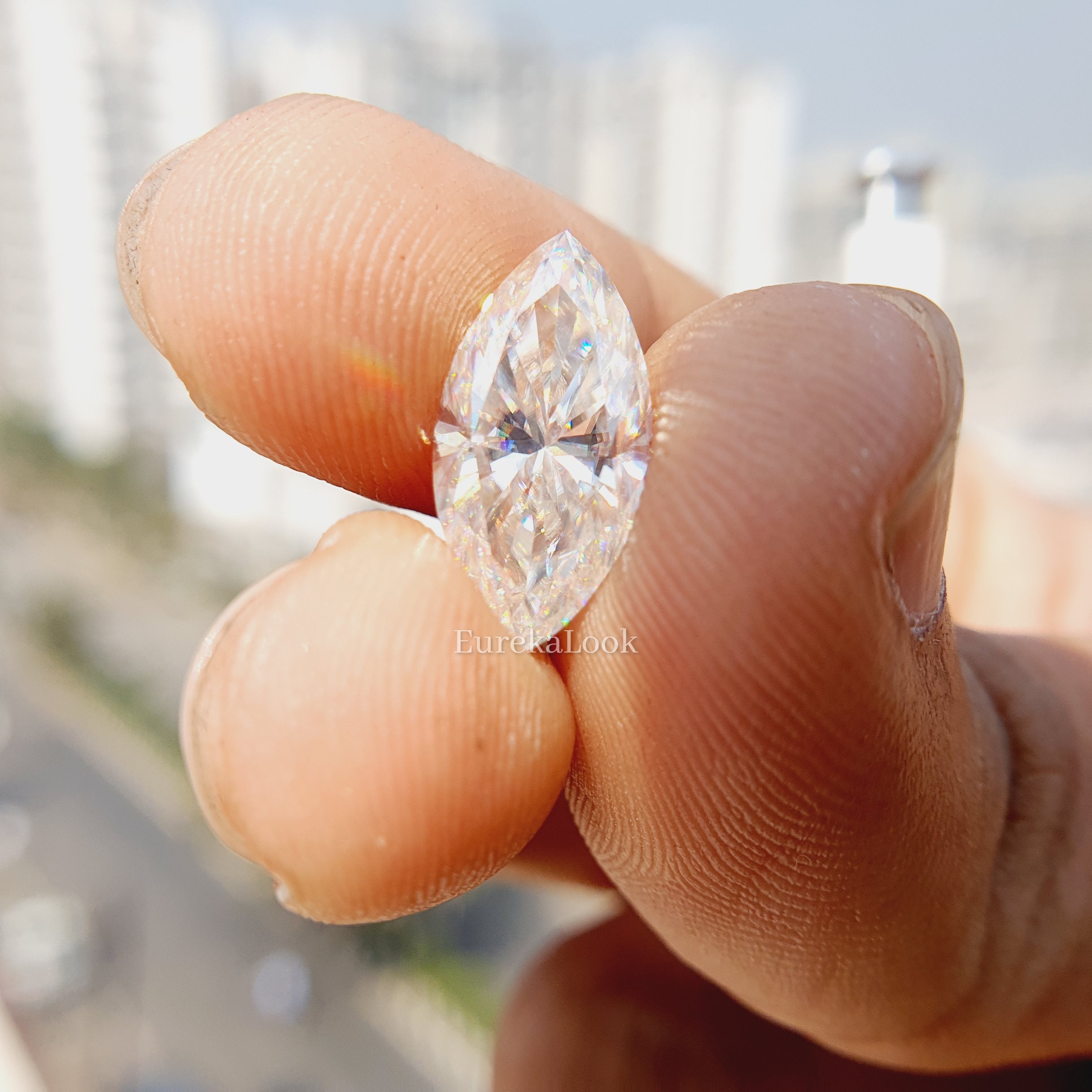 2.0CT Marquise Cut Loose Moissanite Stone - Eurekalook