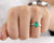 2.13CT Oval Cut Emerald Diamond Engagement Ring - Eurekalook