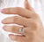 2.50CT Unique Emerald Cut Moissanite Engagement Ring - Eurekalook