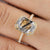 3.30CT Black Rutilated Quartz Engagement Ring - Eurekalook