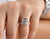 Vintage Emerald Cut Moss Agate Engagement Ring - Eurekalook