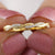 14k Yellow Gold Twisted Half Eternity Wedding Band - Eurekalook