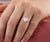 Unique Heart Cut Moissanite Solitaire Diamond Ring - Eurekalook