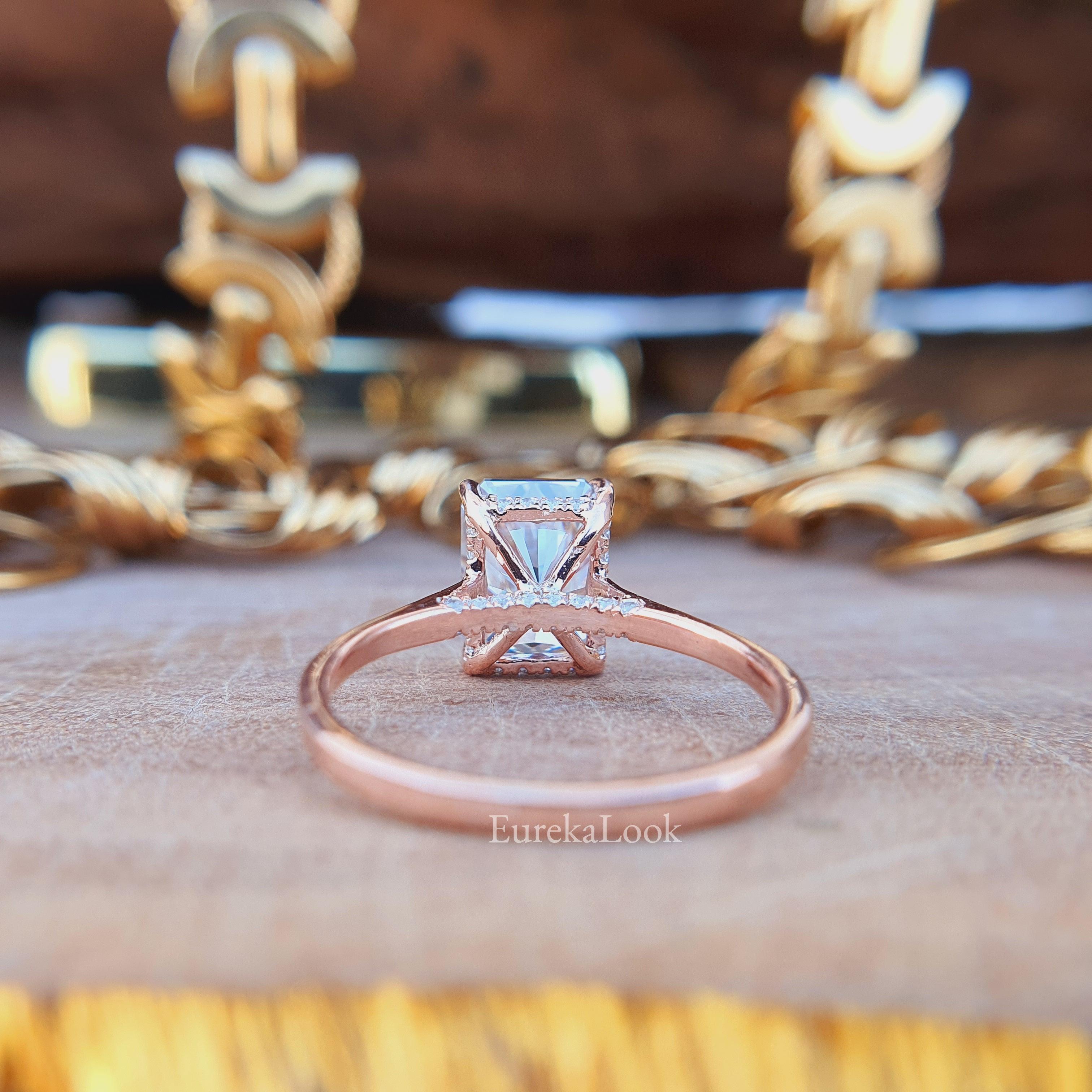 2.50CT Radiant Cut Moissanite Engagement Ring - Eurekalook