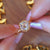 1.50CT Yellow Gold Rose Cut Moissanite Engagement Ring - Eurekalook