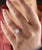Vintage 3.50 CT Old Mine Cushion Moissanite Wedding Ring - Eurekalook