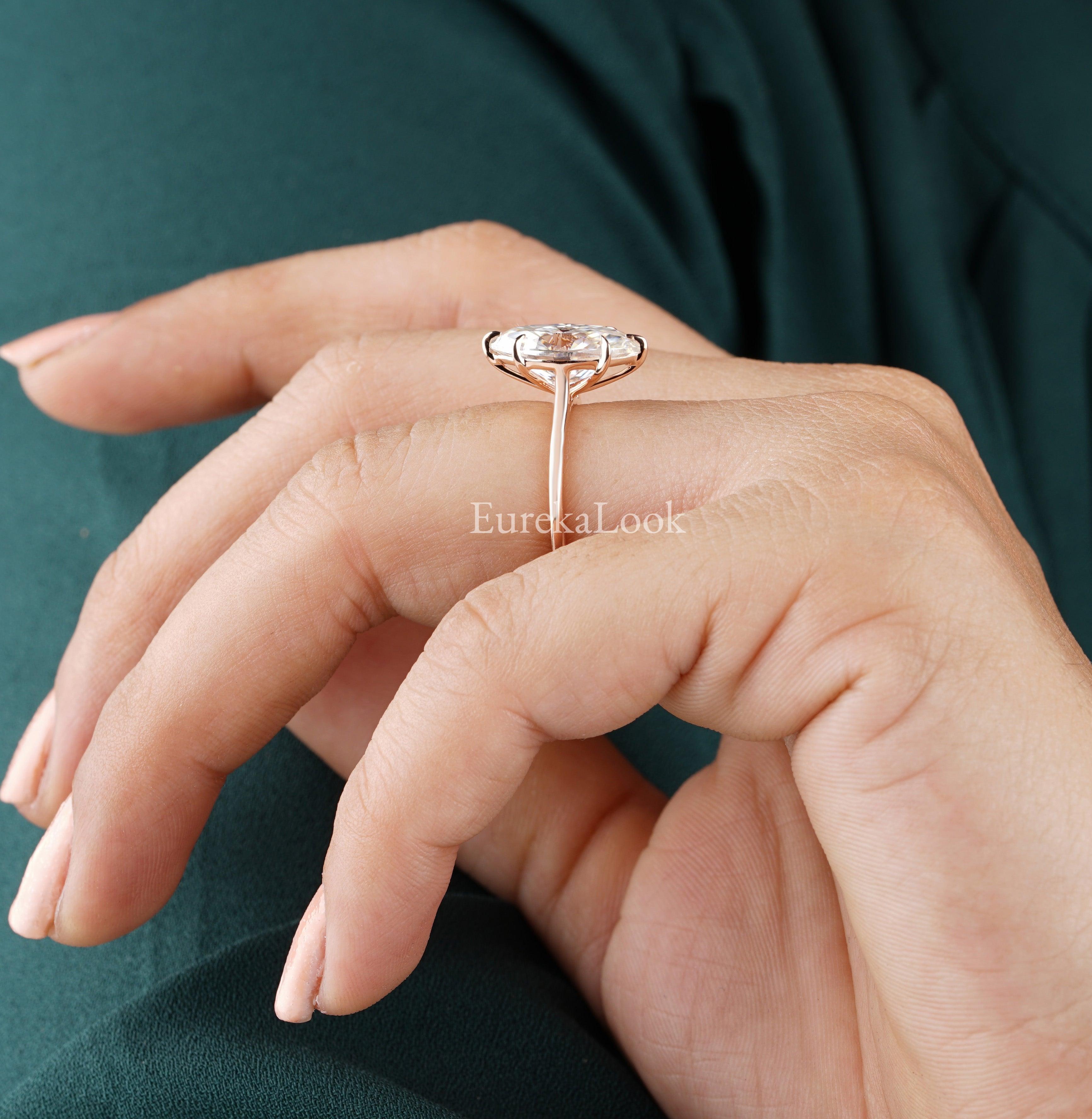 3.00 CT Dutch Marquise Cut Solitaire Diamond Engagement Ring - Eurekalook