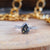 0.82 CTW Pear cut salt and pepper Moissanite Wedding Ring - Eurekalook