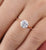 Simple 1.50 CT Round Cut Moissanite Hidden Halo Wedding Ring - Eurekalook