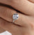 Old Mine Cushion Cut Grey Moissanite Engagement Ring - Eurekalook