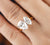 Two-Stone Pear and Marquise-Cut Moissanite Bridal Ring - Eurekalook