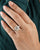 Classic 6.58 CTW Emerald Cut Moissanite Three Stone Engagement Ring - Eurekalook