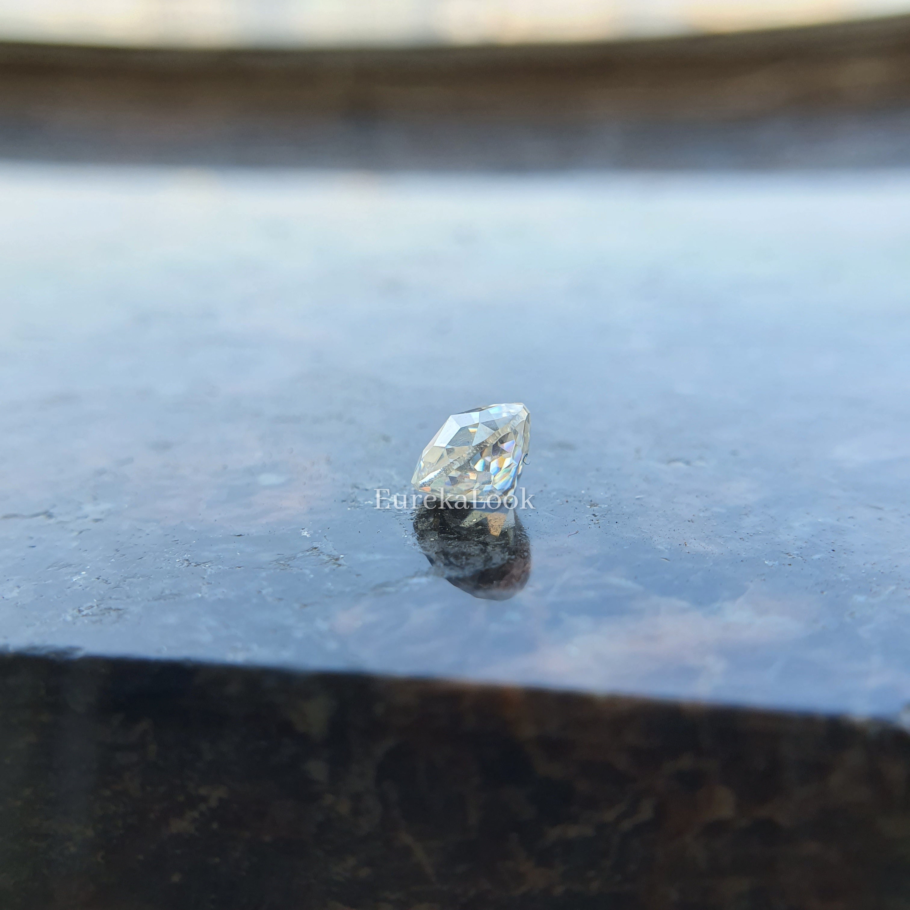 2.15CT Old Mine Cushion Cut Loose Moissanite - Eurekalook