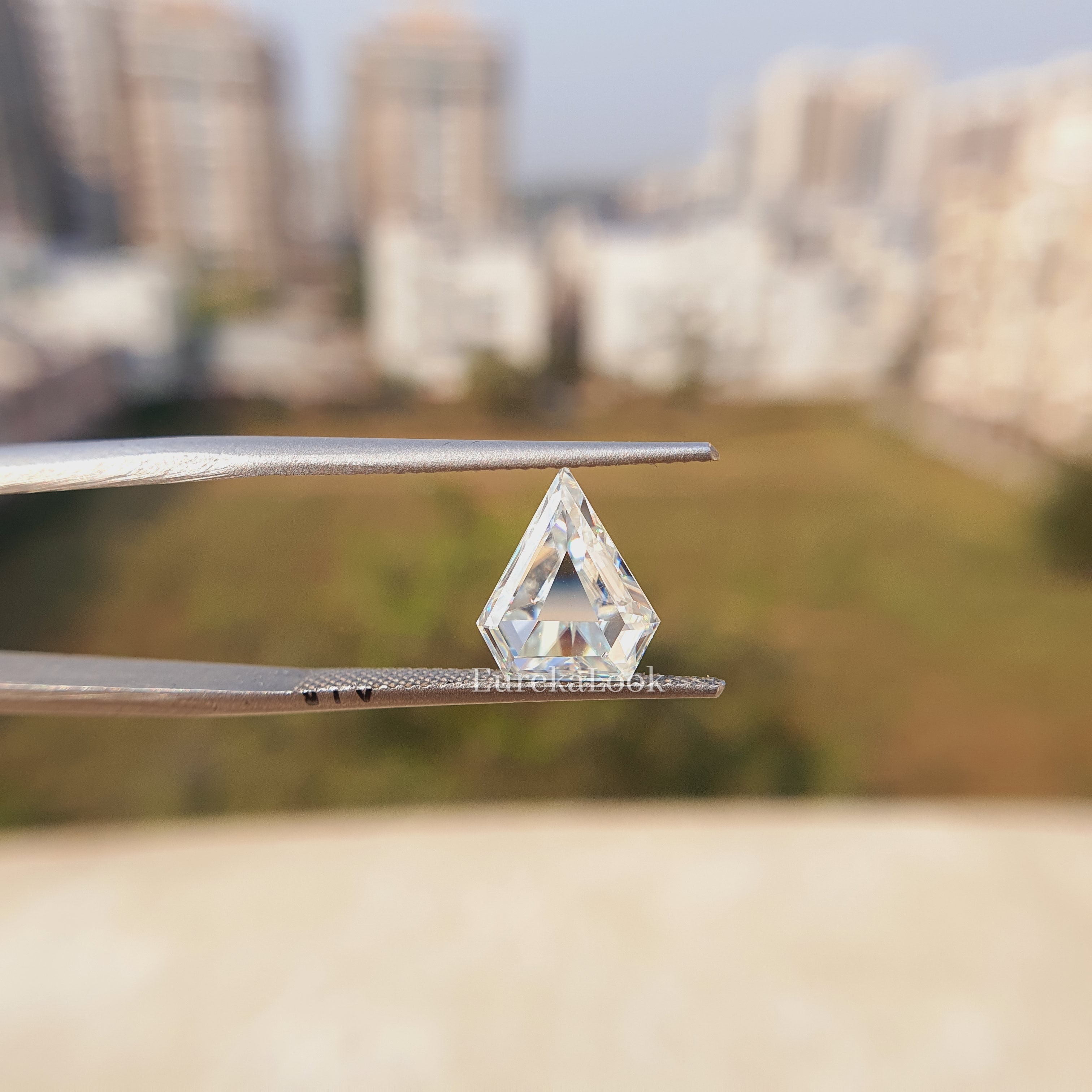 2 CT Shield Cut Loose Moissanite Diamond - Eurekalook