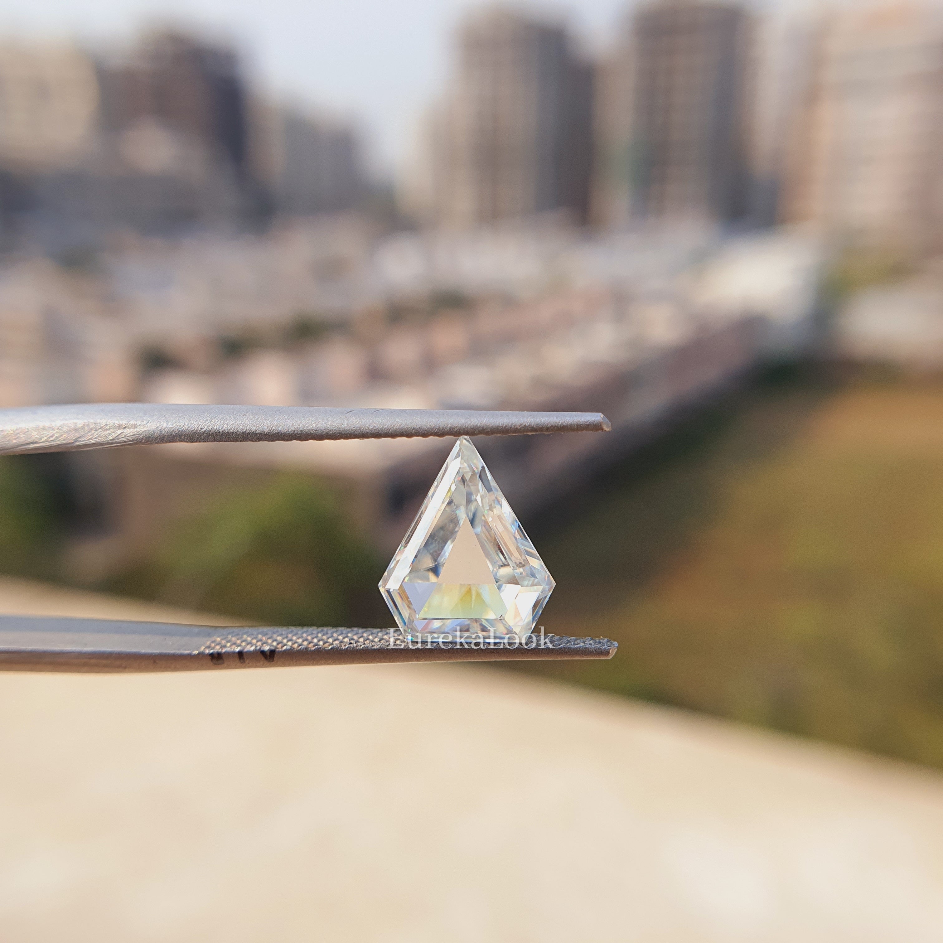2 CT Shield Cut Loose Moissanite Diamond - Eurekalook
