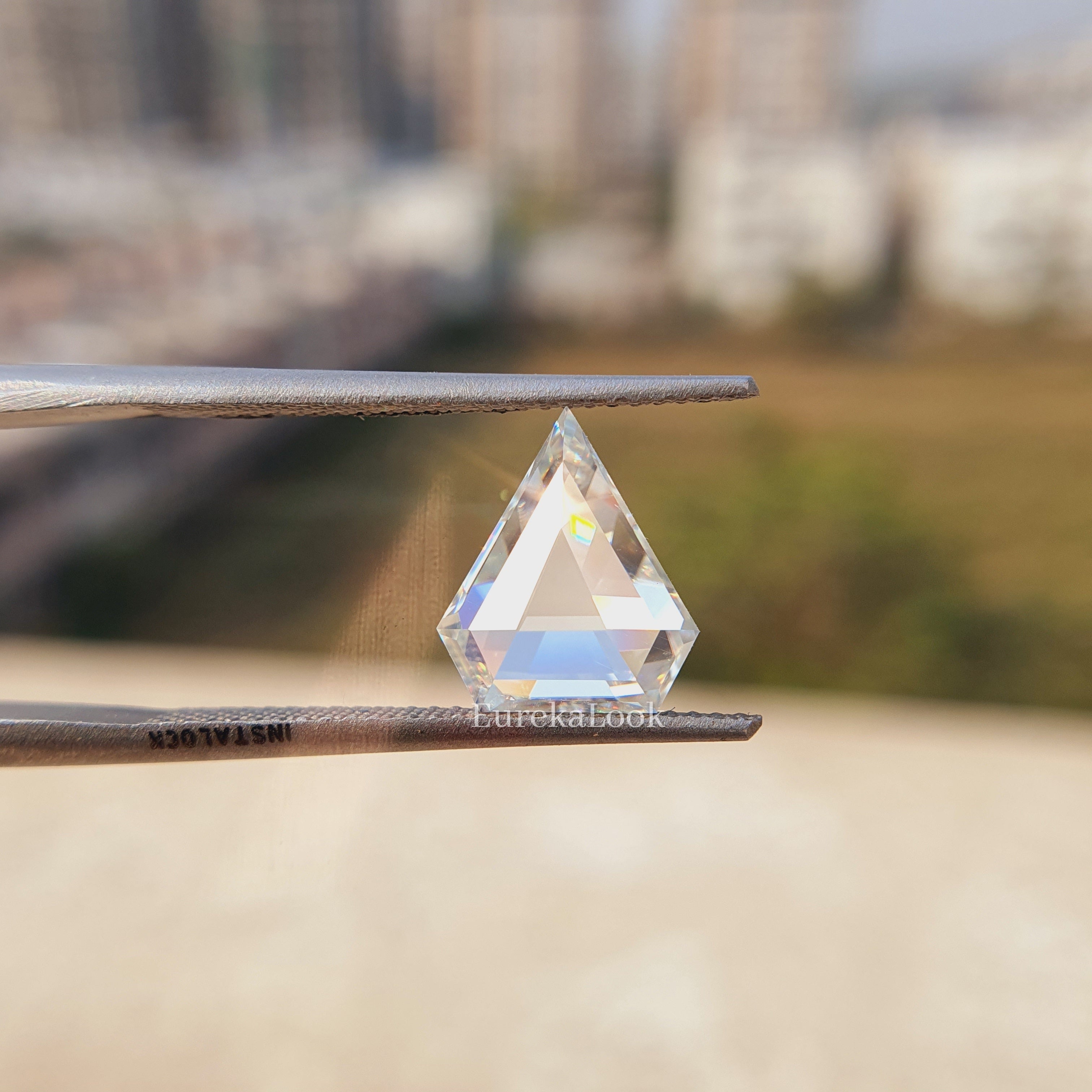 2 CT Shield Cut Loose Moissanite Diamond - Eurekalook