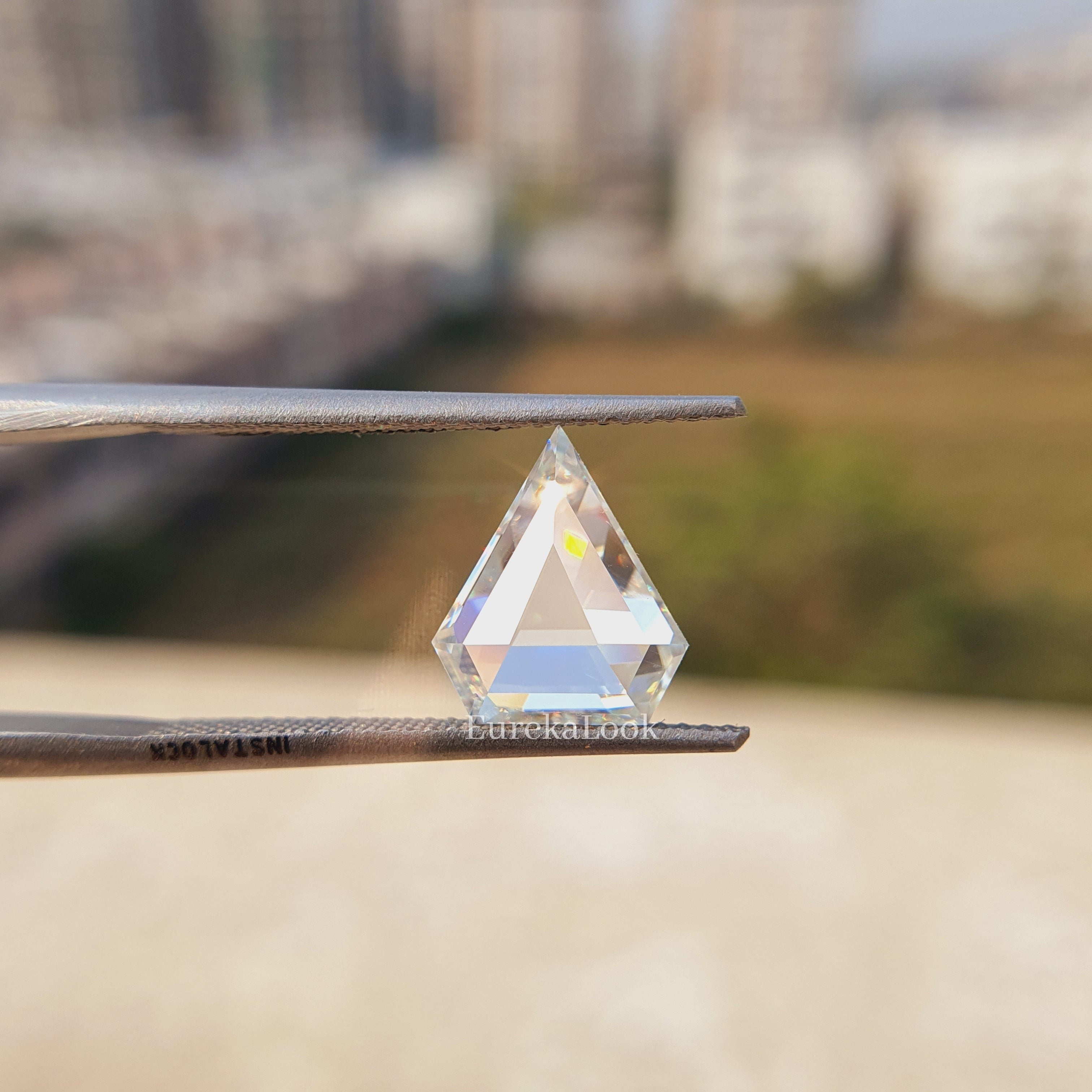 2 CT Shield Cut Loose Moissanite Diamond - Eurekalook