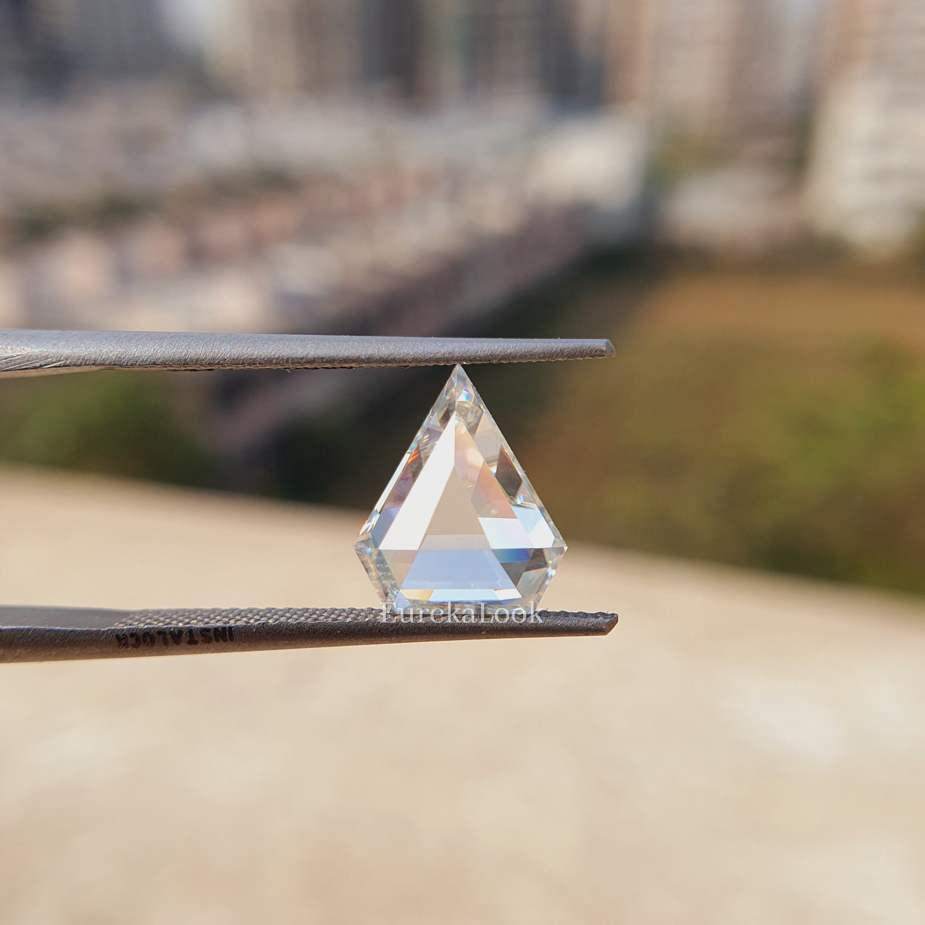 2 CT Shield Cut Loose Moissanite Diamond - Eurekalook